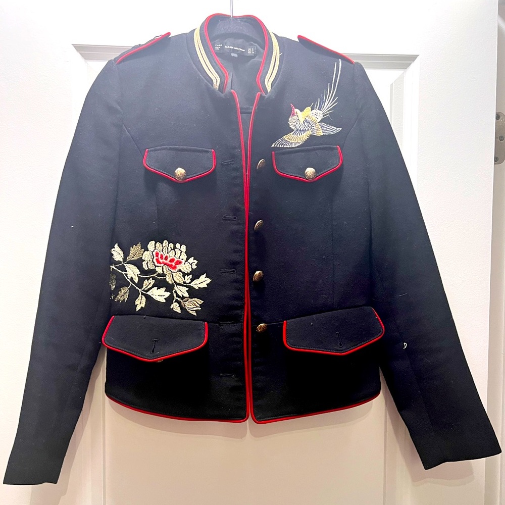 Zara Waist length pea coat jacket